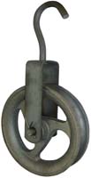 CARRUCOLE DA POZZO IN GHISA CON GANCIO            