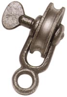 CARRUCOLE IN GHISA PER TELEFERICHE A VITE         