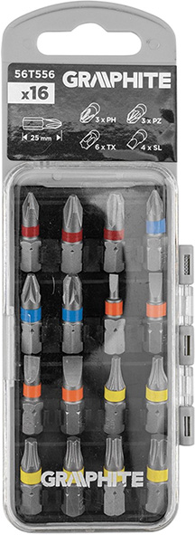 INSERTI GRAPHITE 56T556 SERIE PZ.16               