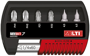 INSERTI LTI MYBIT ESSENTIAL SERIE PZ.7            