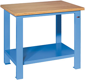 BANCO LAVORO MONOBLOCCO PIANO IN LEGNO ART.105    