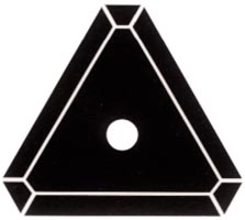 BASE TRIANGOLARE PER COLONNINA                    