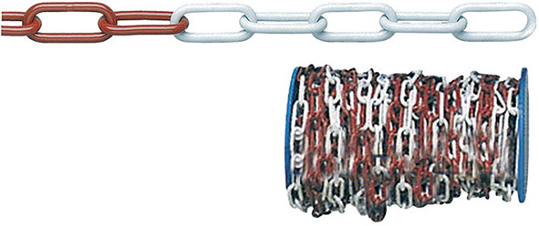 CATENA FERRO VERNICIATA BIANCA/ROSSA BOB. MT.20   