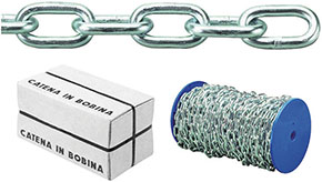 CATENA ZINCOCROMATA IN BOBINE MAGLIA GENOVESE     