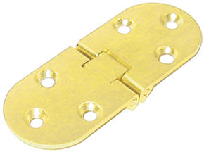 CERNIERE A BISCOTTO OTTONE CON FERMO              
