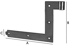 CANTONALE NERO TORINO ART.242 SENZA CARDINE       