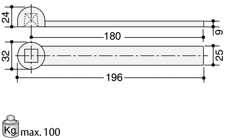 BRACCIO MAB INFERIORE NICHELATO AC2               
