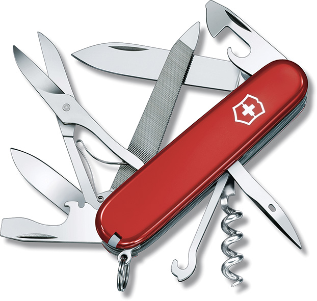 COLTELLI MULTIUSO VICTORINOX MOUNTAINEER RED      