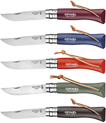 COLTELLI OPINEL VRI LACCIO N.8 MANICI COLORATI    