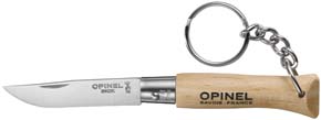 PORTACHIAVI OPINEL CON CATENA E ANELLO CROMATI    
