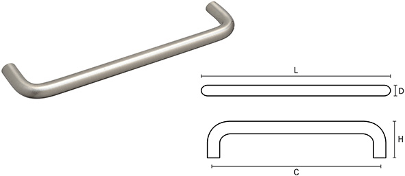 MANIGLIE METALLO MITAL ART.3070                   