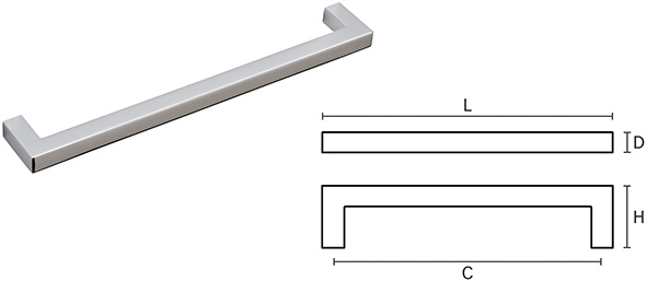 MANIGLIE ZAMA MITAL ART.3130                      