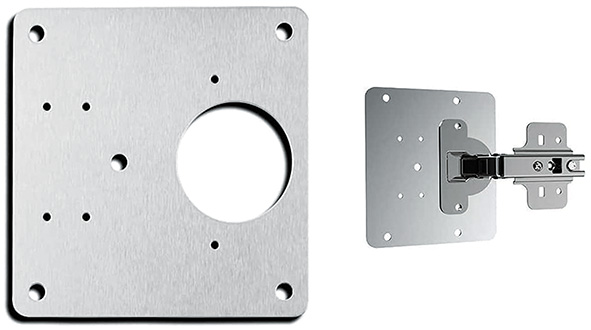 PIASTRE FISSAGGIO CERNIERE MOBILI MINUTEX ART.645 