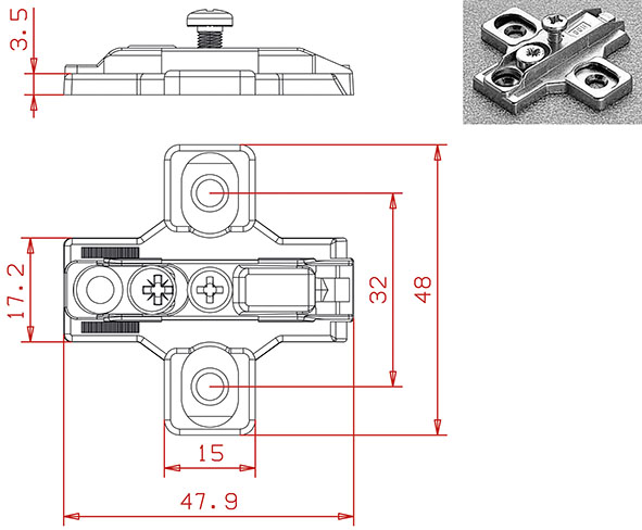 BASE SALICE STANDARD B2R3E09 15                   