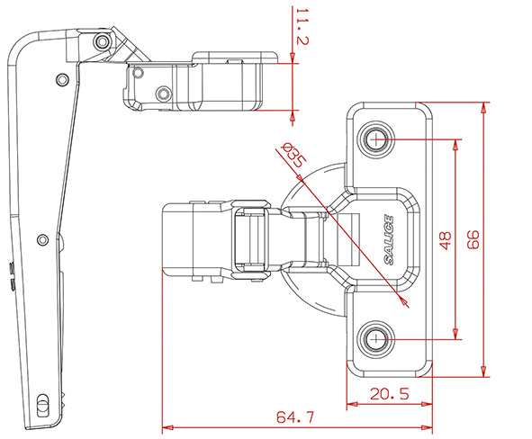 CERNIERE SALICE COMPLEMENTARI C2ABN99AC           