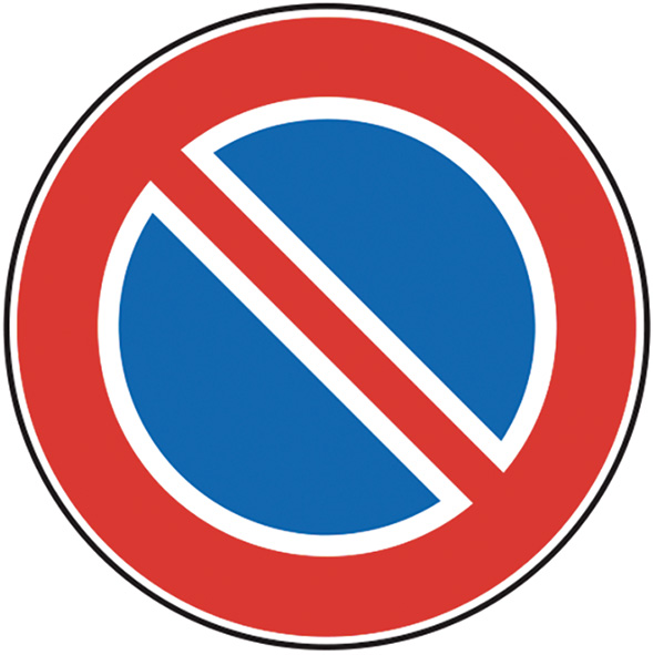 SEGNALI STRADALI DIVIETO DI SOSTA FIG.74          