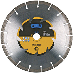 DISCHI DIAMANTATI TYROLIT SETTORI S/FLANGIA MM.150