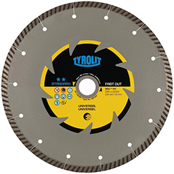 DISCHI DIAMANTATI TYROLIT SETTORI S/FLANGIA MM.230