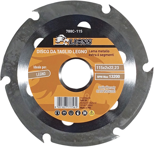 DISCHI TAGLIO LEGNO LIONS 788C-115                