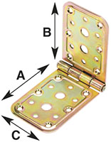 CERNIERE PESANTI PER LEGNO ALDEGHI ART.741        