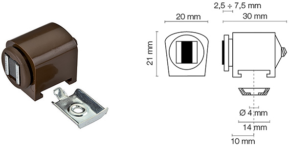 CRICCHETTI MAGNETICI TONDI ART.0644               