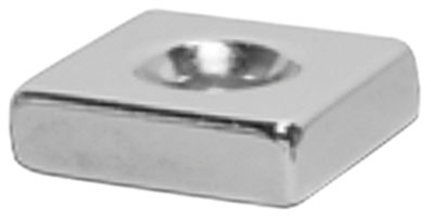 MAGNETI QUADRI FORATI MAGNETIZZATI LATERALMENTE   