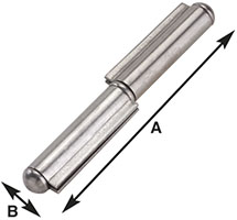 CERNIERE A TAPPO 2 ALI PERNO FISSO COMBI ART.110  