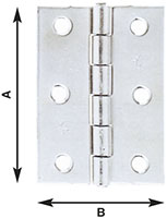CERNIERE INOX 1/2 LARGHE PESAN. ALDEGHI ART.838 IN
