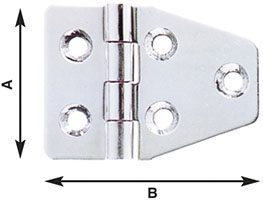 CERNIERE INOX ARRED. NAUTICI ALDEGHI ART.852 IN   