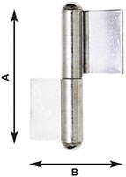 FISCE INOX 2 ALI DESTRE-SINISTRE ALDEGHI ART.1220 