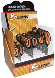 FORBICI MULTIUSO ESPOSITORE PZ.18 LIONS 728W      