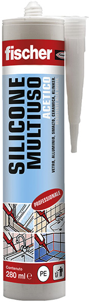 SILICONE ACETICO FISCHER MULTIUSO                 