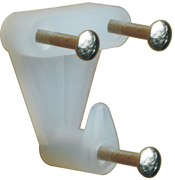 GANCI APPENDITUTTO 3 PUNTE BLI.10PZ ART.192       