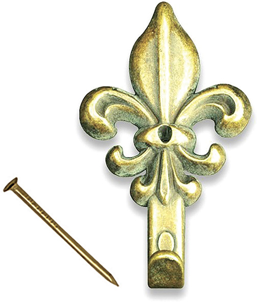 GANCI X QUADRI GIGLIO GRANDI ORO BLI.5PZ ART.498  