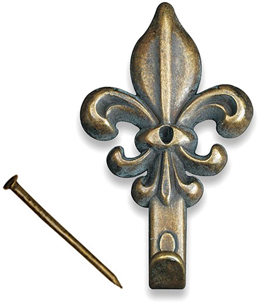 GANCI X QUADRI GIGLIO GRANDI BRON. BLI.5PZ ART.497