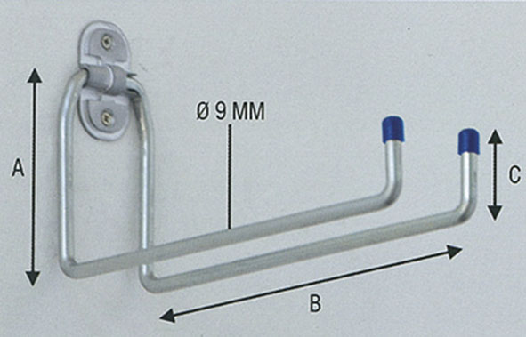 GANCI DA PARETE A U DOPPI ALDEGHI ART.4050        