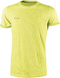 T-SHIRT UPOWER MOD.FLUO YELLOW *CONF.3 PZ*        