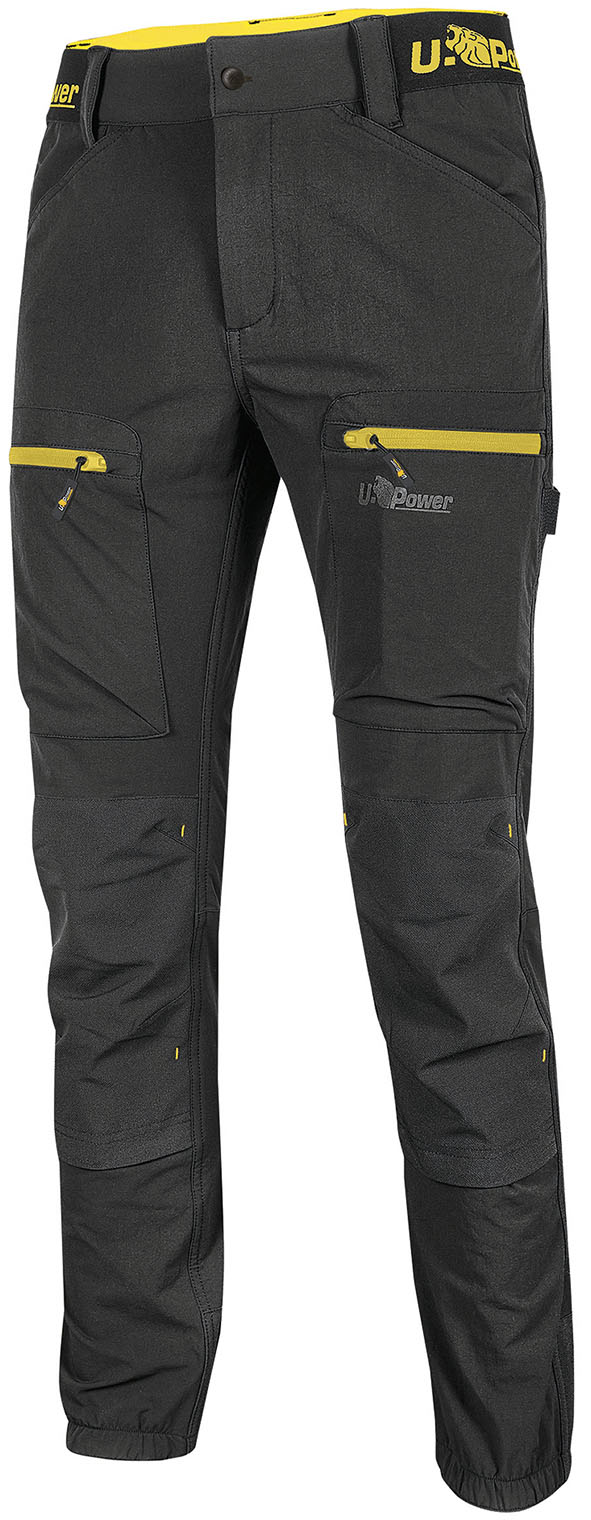 PANTALONI UPOWER MOD.HORIZON BLACK CARBON         