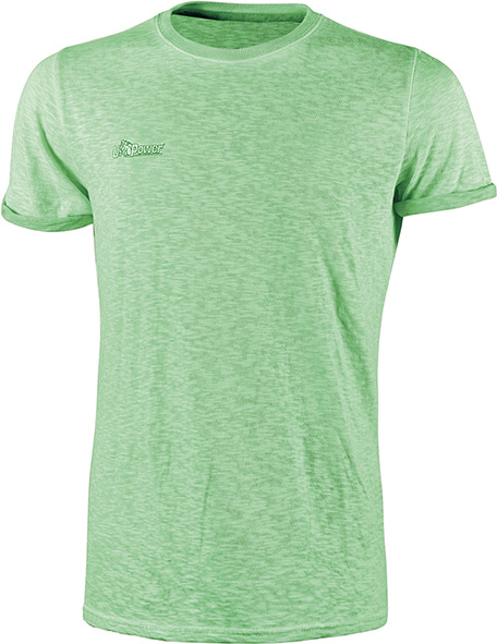T-SHIRT UPOWER MOD.FLUO VERDE *CONF.3 PZ*         