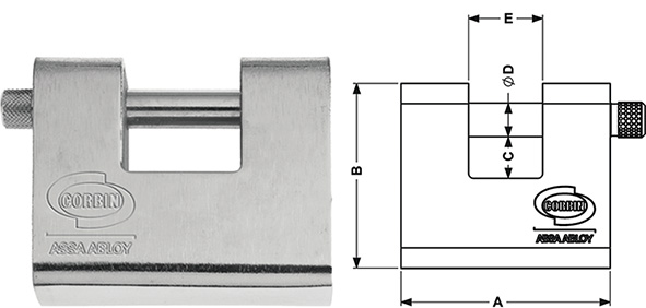 LUCCHETTI CORBIN CORAZZATI ART.PL211              