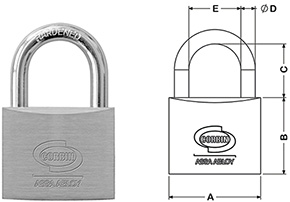 LUCCHETTI MARINI STANDARD CORBIN YALE ART.120     