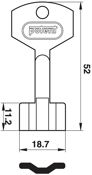 CHIAVI SICUREZZA POMPA POTENT 640                 