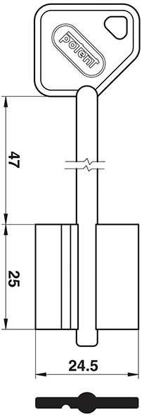 CHIAVI SICUREZZA D.MAPPA POTENT 2554/98           