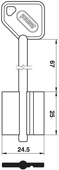 CHIAVI SICUREZZA D.MAPPA POTENT 2554/120          