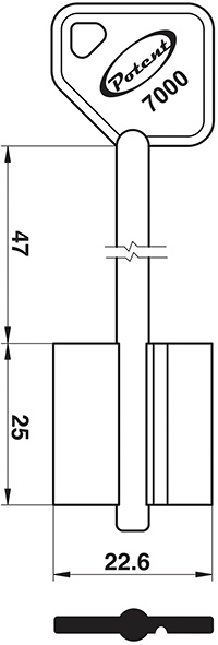 CHIAVI SICUREZZA D.MAPPA POTENT 7554/98           