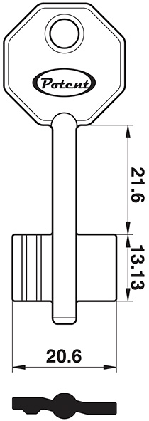 CHIAVI SICUREZZA D.MAPPA POTENT 1650              