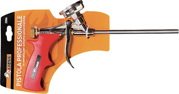 PISTOLA PER SCHIUMA METALLO LIONS ART.208A        