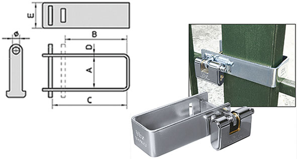 CRAVATTE VIRO ACCESSORIO DI CHIUSURA PER LUCCHETTI