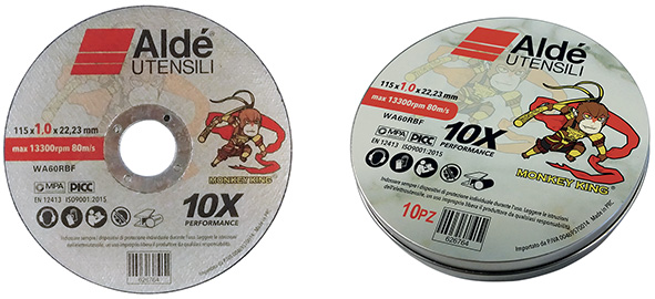 MOLE ABRASIVE ALDE' MONKEY TAGLIO INOX            