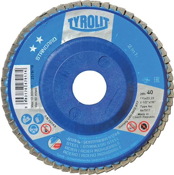 DISCHI ABRASIVI LAMELLARI ALDE' BY TYROLIT        